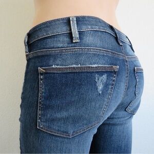 Silver Jeans Blue Cropped Ankle Denim